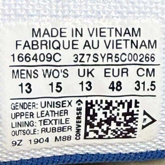 Converse Golf Le Fleur One Star Ox Mens Size 13 Sneakers White Rainbow Leather - Picture 10 of 10